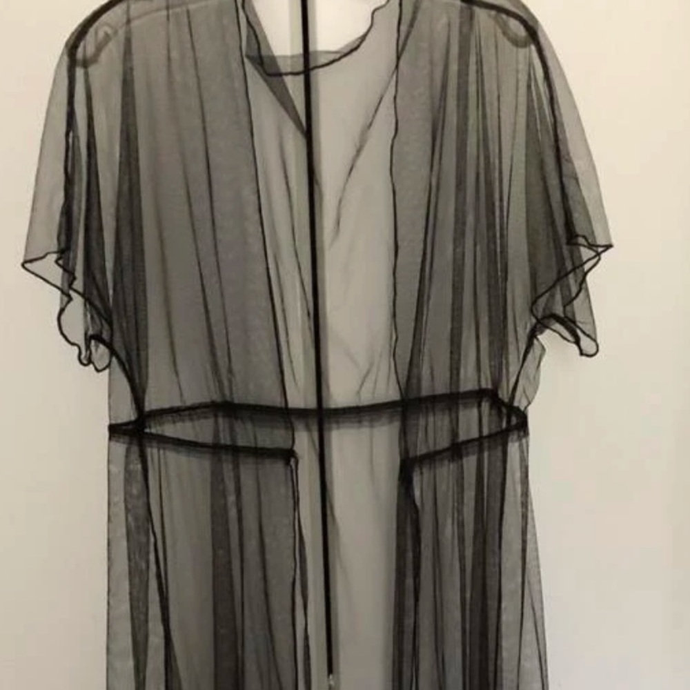 PLUS Mesh Kimono 🖤 - Picture 4 of 4